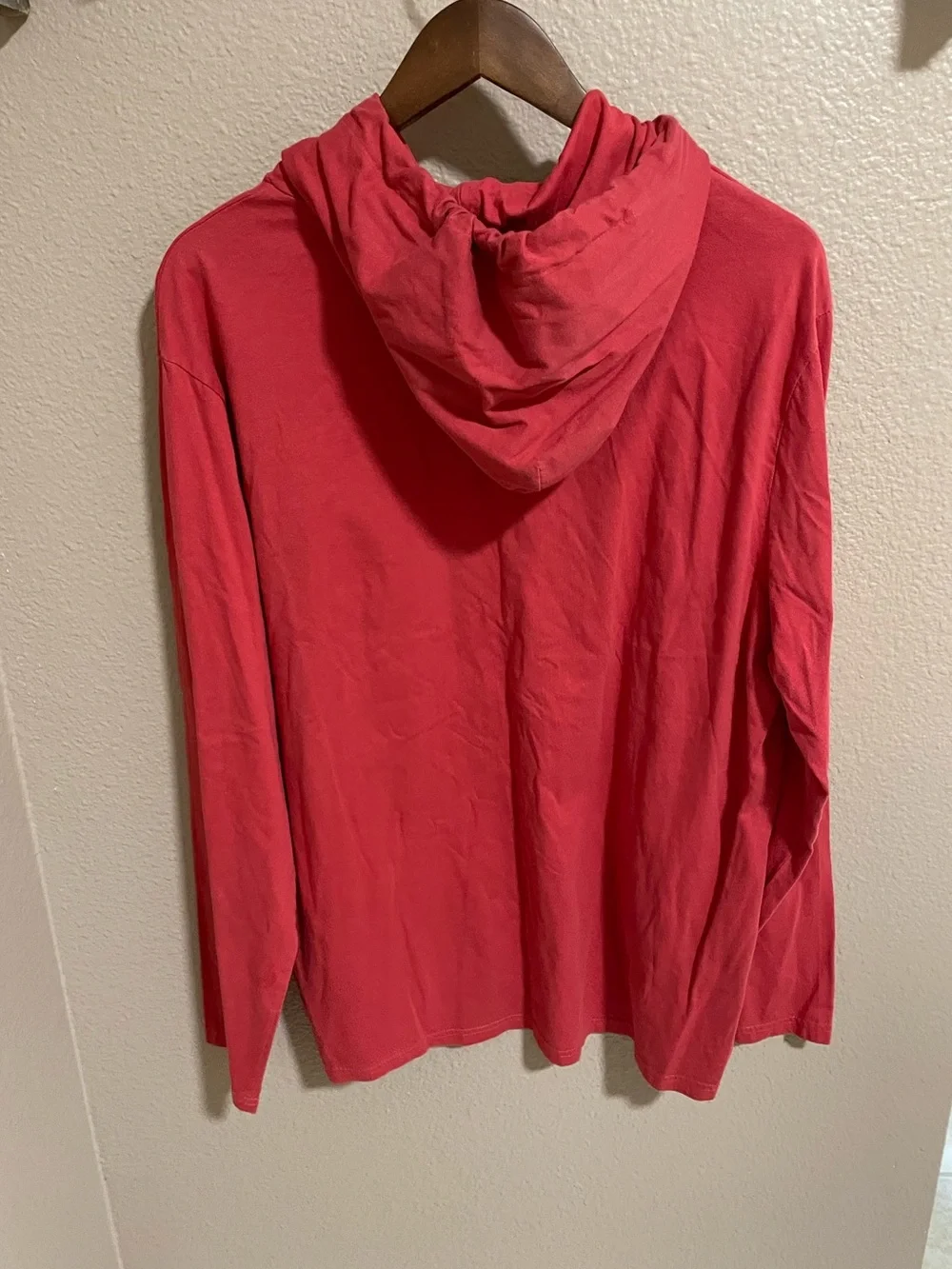 Polo by Ralph Lauren Men’s Coral Red Crewneck Hoodie